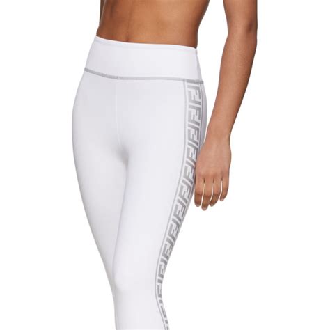 fendi leggings silver